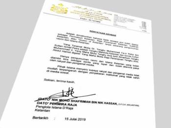 Oksana dedah kisah pertemuan dengan Sultan Muhammad