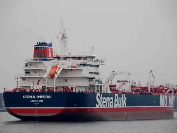 Kapal Stena Impero ditahan IRGC di Selat Hormuz pada Jumaat lalu. 