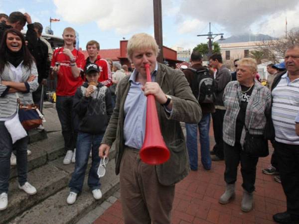 Boris Johnson (tengah) dipilih sebagai Perdana Menteri Britain dan Ketua Parti Konservatif.