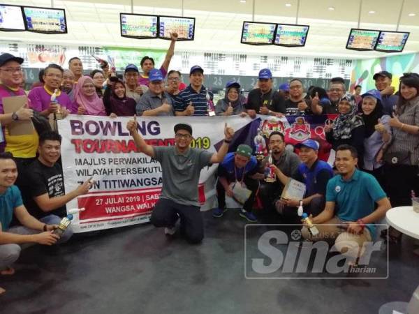 Pertandingan boling MPP Titiwangsa meriah