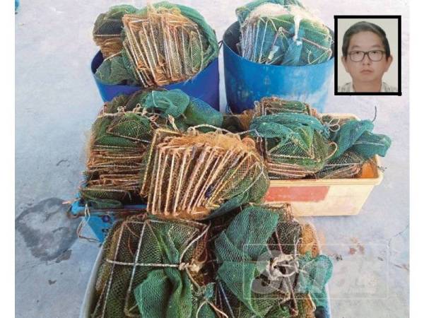 Penggunaan bubu naga semakin berleluasa di negeri Perak. Gambar kecil, Swe Koon.