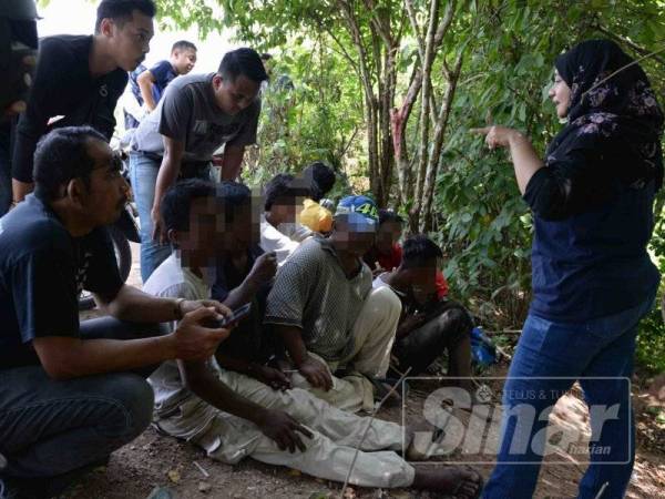 Antara individu yang ditahan kerana disyaki melakukan pelbagai kesalahan berkaitan penyalahgunaan dadah pada Ops Ice Breaker sekitar Kota Setar sejak 29 Julai lepas hingga hari ini.