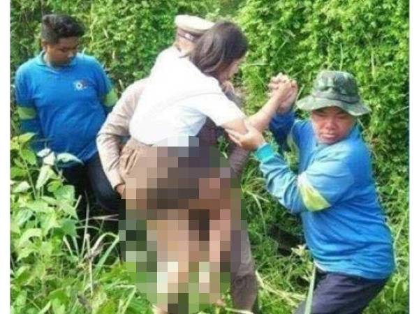 Gambar seorang anggota polis mendukung mangsa kemalangan tular di media sosial sekali gus membangkitkan kemarahan isterinya.