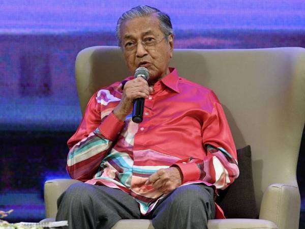 Perdana Menteri Tun Dr Mahathir Mohamad -Foto BERNAMA