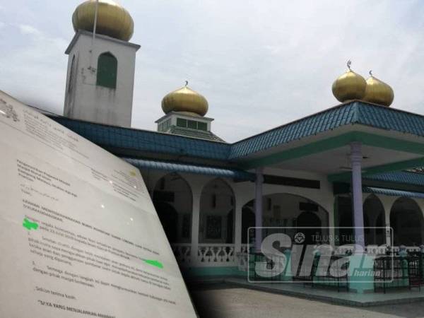 Kesal surat minta masjid  sederhanakan pembesar suara tular