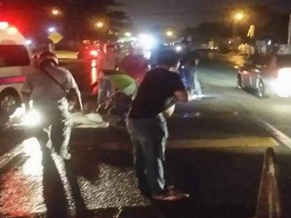 Mangsa kemalangan dalam kejadian ribut di Jitra semalam meninggal dunia di tempat kejadian. 