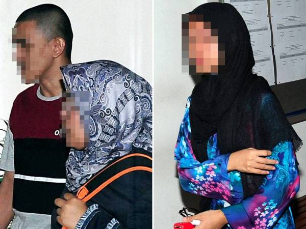 Amaluddin Gulam Mohamad 26 (kiri), berjalan keluar dari mahkamah selepas dilepas dan dibebaskan daripada tuduhan mengedar dadah jenis ganja di Mahkamah Tinggi Shah Alam, hari ini. Turut dilepas dan dibebaskan dua lagi rakannya Kamarul Izwan Rasidi, 28, dan Nursyuhadah Md Zain, 28 (gambar kanan). - Foto BERNAMA