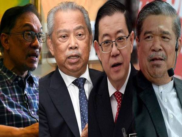 Anwar, Muhyiddin, Guan Eng dan Mohamad