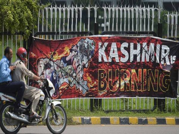 Pergolakan Kashmir antara isu jadi tumpuan masyarakat dunia. - Foto AFP