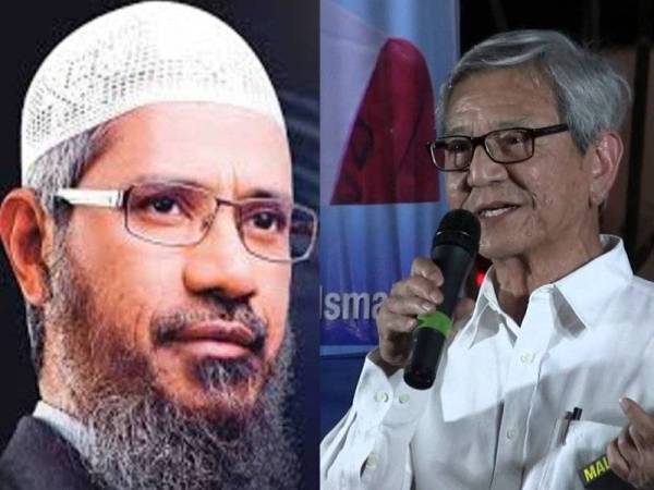 Zakir Naik (kiri) Koo Yew Yin