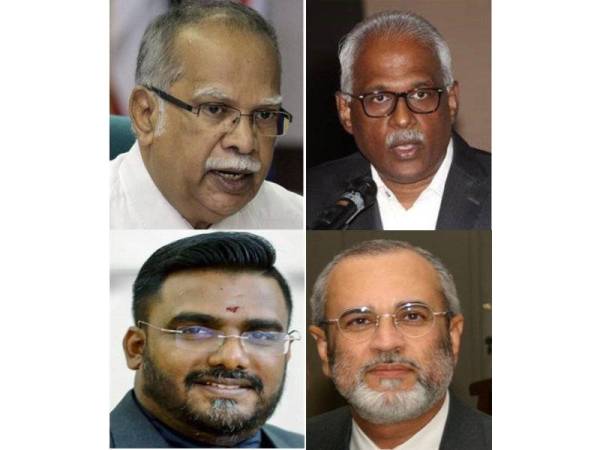 Dr P Ramasamy, Charles Santiago (Bawah: Satees Muniandy, Dennis J Ignatius)