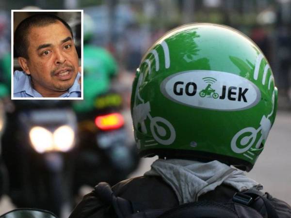 GoJek. (Gambar kecil: Shamsubahrin Ismail)
