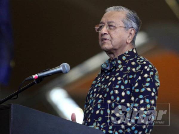 Tun Dr. Mahathir Mohamad. Foto:SINAR HARIAN / ASRIL ASWANDI SHUKOR