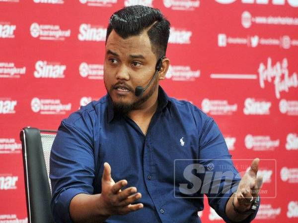 Presiden Rots Motor Club Malaysia, Mohd Noor Maula pada program SinarLive: Gojek Malaysia Ok Ke Tak? - Foto Sinar Harian ROSLI TALIB