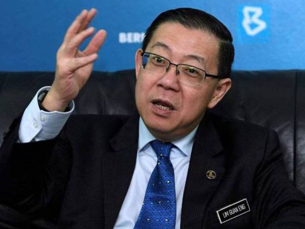 Lim Guan Eng - Foto Bernama 