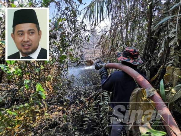 Kerja pemadaman yang sedia giat dilakukan oleh pihak bomba di lokasi kejadian hingga ke hari ini.