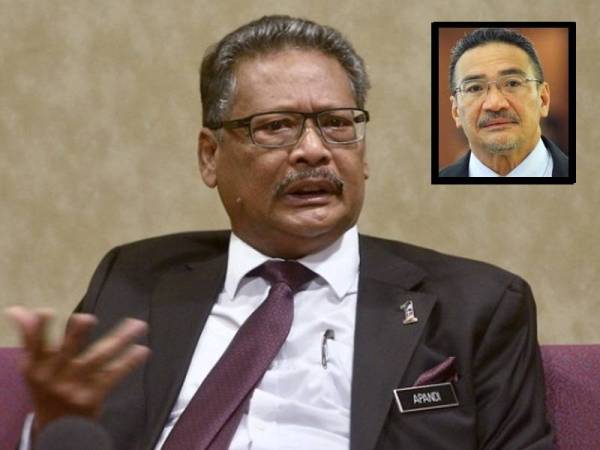 Apandi Ali. Gambar kecil: Hishammuddin