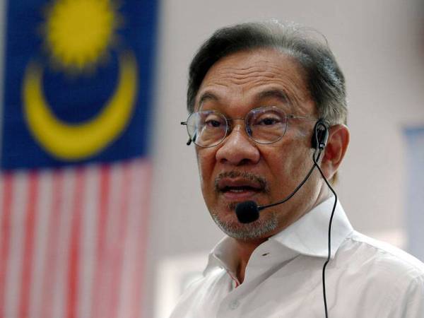 Presiden Parti Keadilan Rakyat (PKR) Datuk Seri Anwar Ibrahim. - Foto BERNAMA