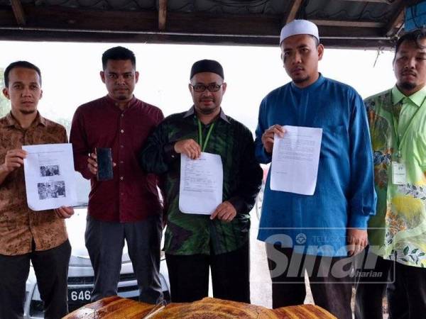 Laporan polis dibuat di IPD Kuala Terengganu petang tadi.