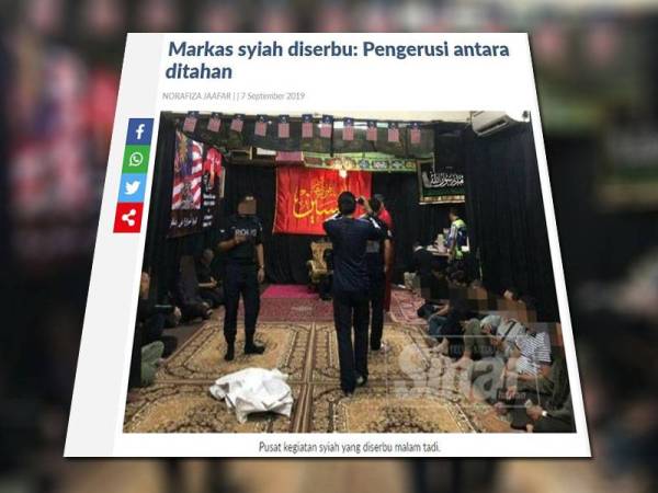 Keratan akhbar melaporkan beria berkenaan.