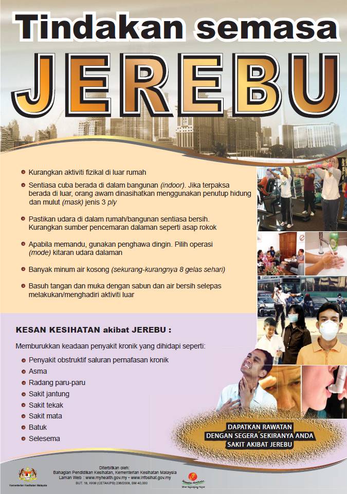 Jerebu Kkm Gesa Kurangkan Aktiviti Luar