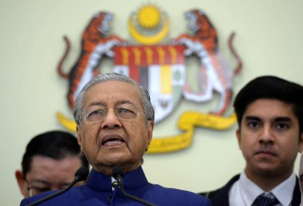 Perdana Menteri Tun Dr Mahathir Mohamad -Foto Bernama