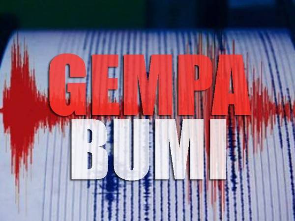 Gempa bumi sederhana berukuran 5.6 pada skala Richter melanda di Java, Indonesia pada jam 3.06 petang tadi.