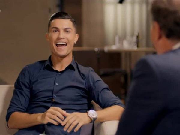 Ronaldo ketika berkongsi kisahnya yang hidup susah ketika zaman kanak-kanak menerusi wawancara bersama ITV. -Foto Agensi