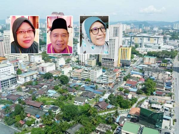 Pemilik tanah Kampung Baru tidak tolak pembangunan
Gambar kecil: dari kiri Yusnita, Shamlan, Siti Zakiah