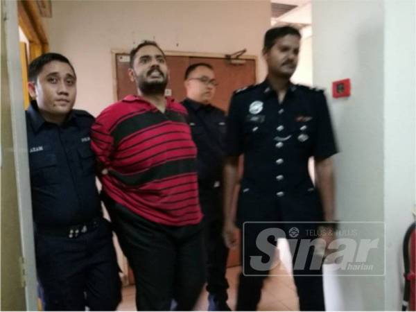 Saswin Nair mengaku tidak bersalah atas tujuh pertuduhan penipuan di Mahkamah Majistret Johor Bahru hari ini.