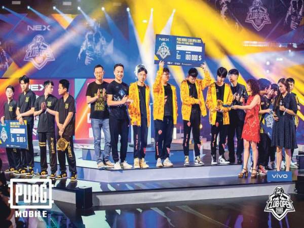 PEMENANG diraikan di Spring Split sempena PUBG Mobile Club Open (PMCO) Global Finals 2019 di Berlin, Jerman baru-baru ini.