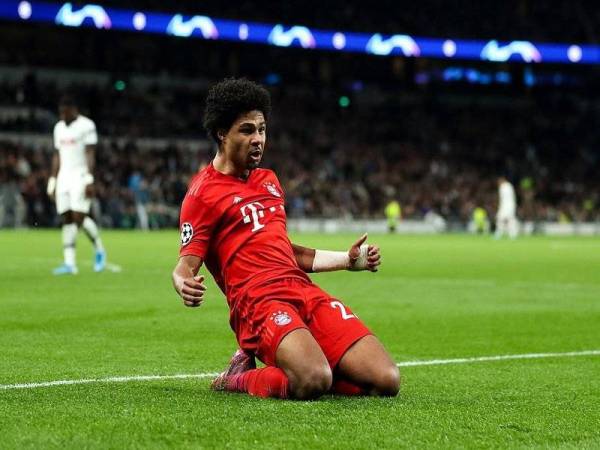 Serge Gnabry meledakkan 4 gol bagi membantu Bayern menumpaskan Spurs 7-2 dalam aksi awal pagi tadi.
