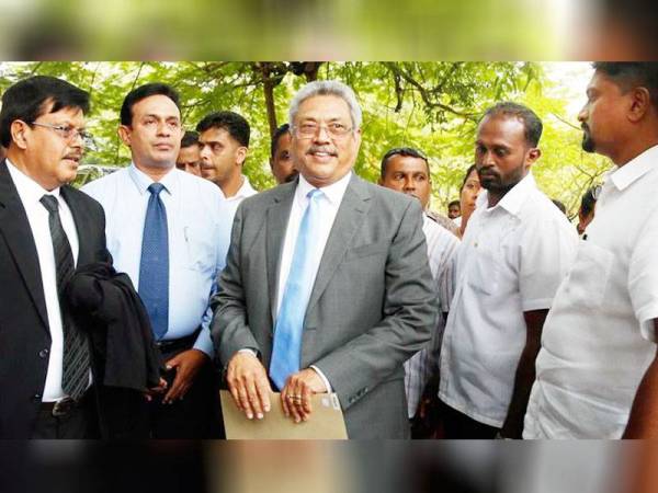 Gotabaya Rajapaksa dilihat sebagai calon pilihan untuk pilihan raya presiden Sri Lanka. -Foto Agensi