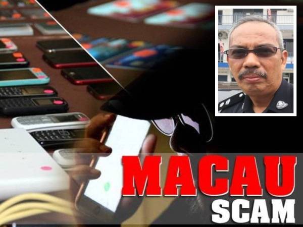 Seorang suri rumah dari Tanjung Gemuk mengalami kerugian RM49,999.87 ditipu Macau Scam. (Gambar kecil: Aidi Sham)