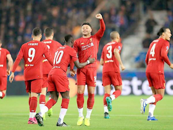 Chamberlain menjaringkan dua gol ketika aksi menentang Genk.