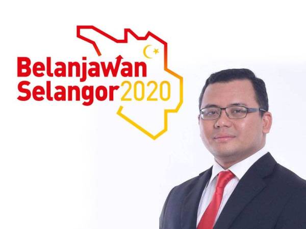 Belanjawan Selangor 2020. Gambar kanan: Amirudin