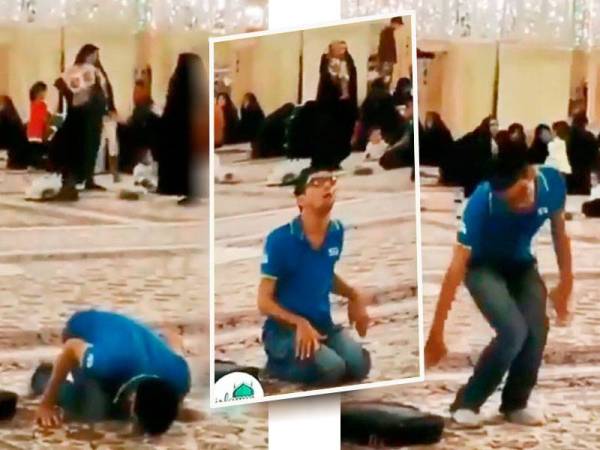 Video Pemuda Oku Solat Sentuh Hati Netizen