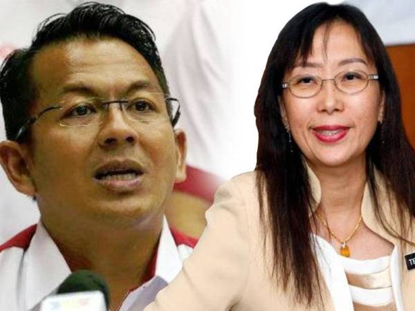 Gambar kiri: Mohd Shahar, gambar kanan: Teresa Kok