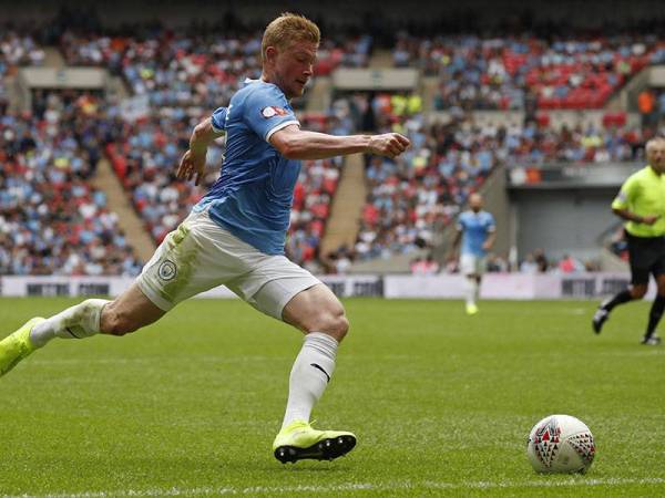 De Bruyne yakin barisan pemain-pemain The Citizens mampu bawa pulang keputusan positif dari Anfield. - Foto AFP