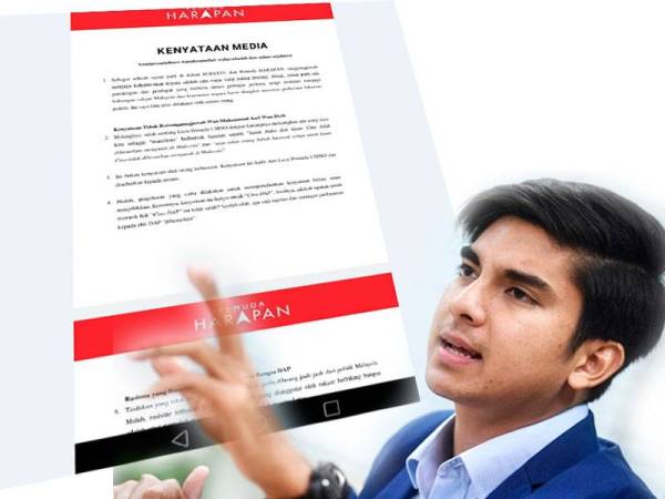 Kenyataan media Syed Saddiq.