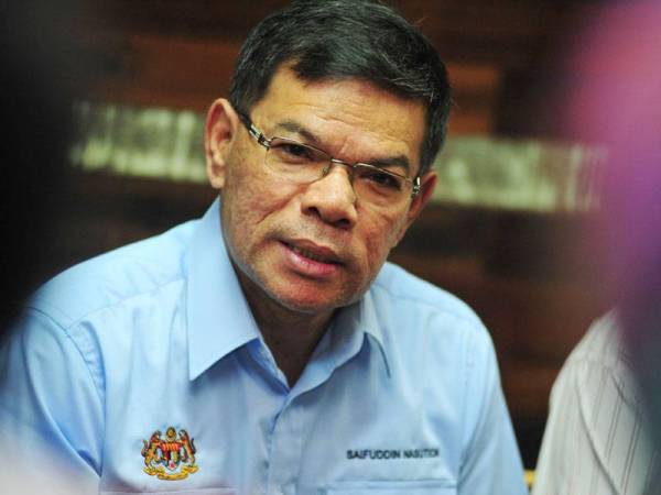 Saifuddin - Foto fail Bernama