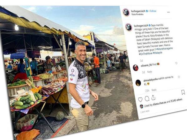 Gambar dan hantaran yang dimuat naik Luis Garcia di Instagram miliknya.