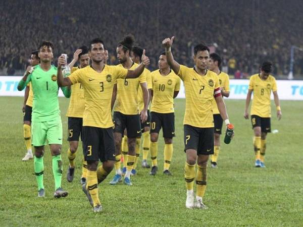 Skuad Harimau Malaya memberikan aksi yang amat luar biasa dalam perlawanan menentang Indonesia di Stadium Nasional Bukit Jalil, malam tadi. Foto: Foto Sinar Harian ZAHID IZZANI
