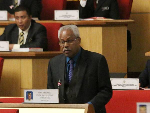 Sivanesan pada Sidang DUN Perak.