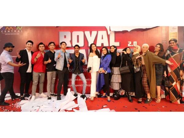 Personaliti media sosial terkemuka tempatan turut hadir untuk memeriahkan pelancaran Royal Escapade.