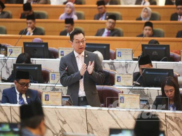 Jimmy ketika menjawab soalan pada sidang DUN Johor di sini hari ini.