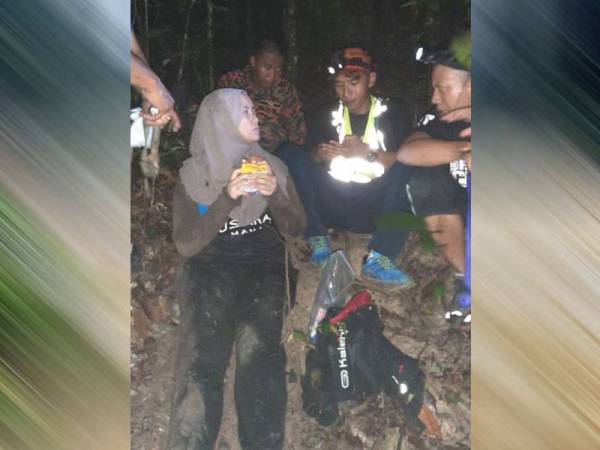 Wanita sesat di Gunung Pulai ditemui selamat, semalam.