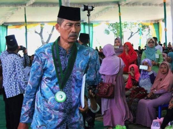 Masrukhin menjadi hafiz tertua di madrasah tersebut yang telah diangkat sebagai al-hafiz. - Sumber foto internet