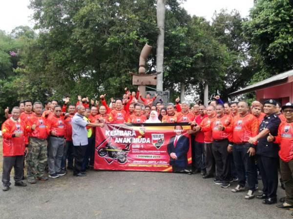 Kembara Anak Muda ketika tiba di Kampung Jambu Lapan.