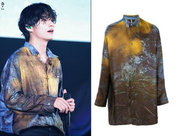 Taehyung pakai baju batik?